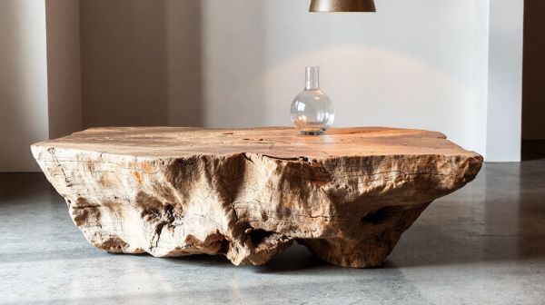 Découvrez des tables basses en bois flotté d'un chic inégalé